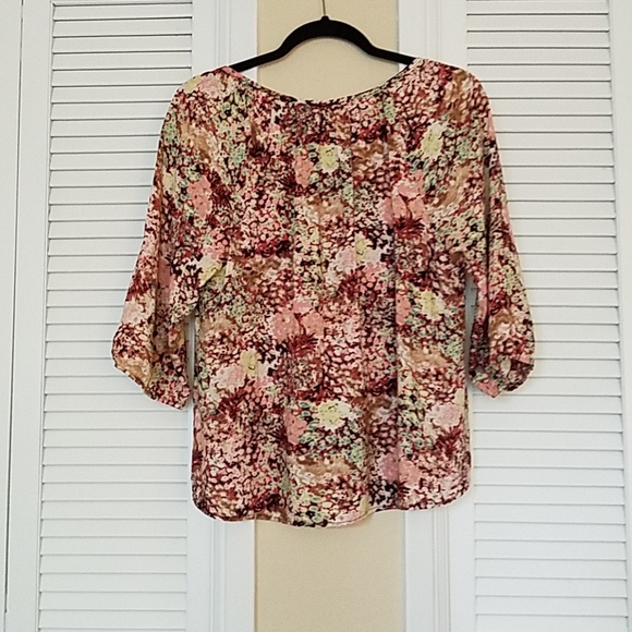 Lush High/low multicolor top - Picture 4 of 5